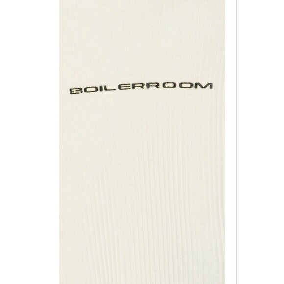 Boiler Room Garment Dyed Ribbed Tank in Bone Large New Mens Top - Picture 4 of 10